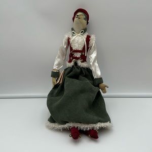 Gathered Traditions by Joe Spencer Christmas Rosalie Deer Plush With Tag.